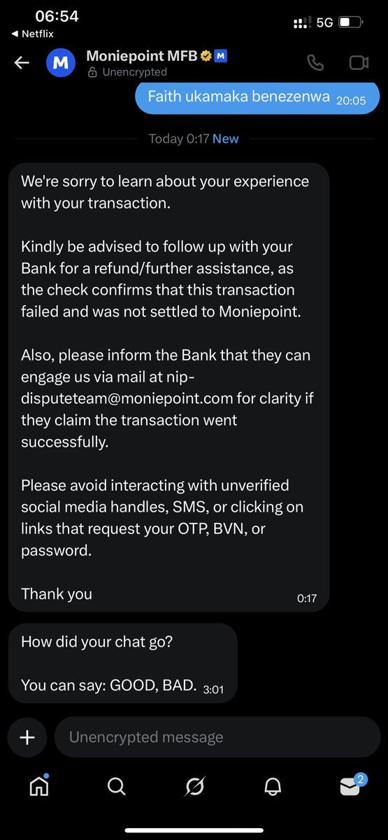 Fey__8's tweet photo. @moniepointng @palmpay_ng  Please what does this even meann? If you’re both claiming not to be with my money,then where is it ???? Why am i in the middle of this rubbish ??? How inconsiderate can you both be ??? Why is nothing being done since the 23rd of february??? https://t.co/BEdUWRJ9tV