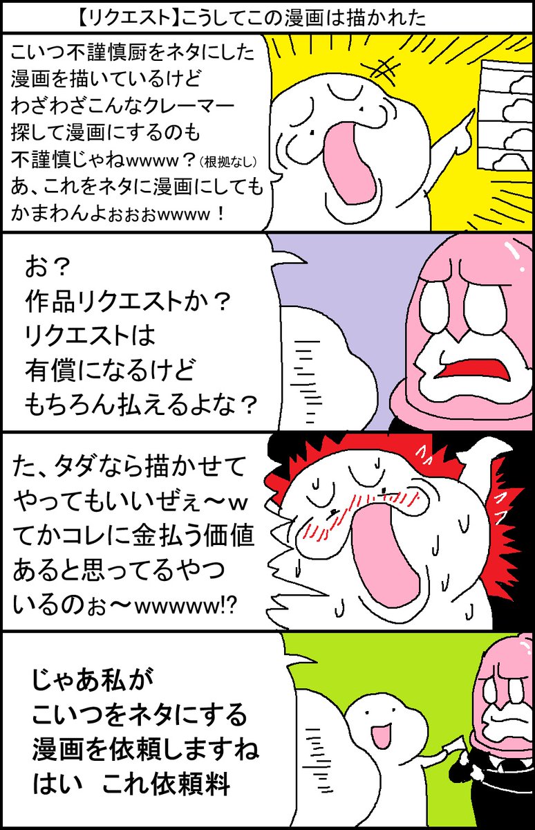 【リクエスト】この漫画はこうして描かれた 