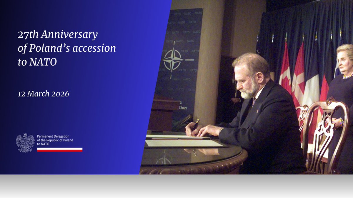 PLinNATO's tweet image. 2⃣7⃣ years and counting!  #weareNATO