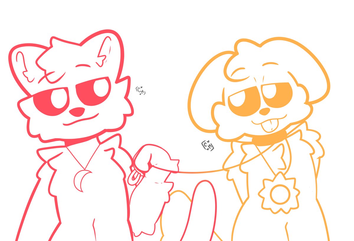 Practicing the new clip studio update, I love it!

#SmilingCritters #sfw