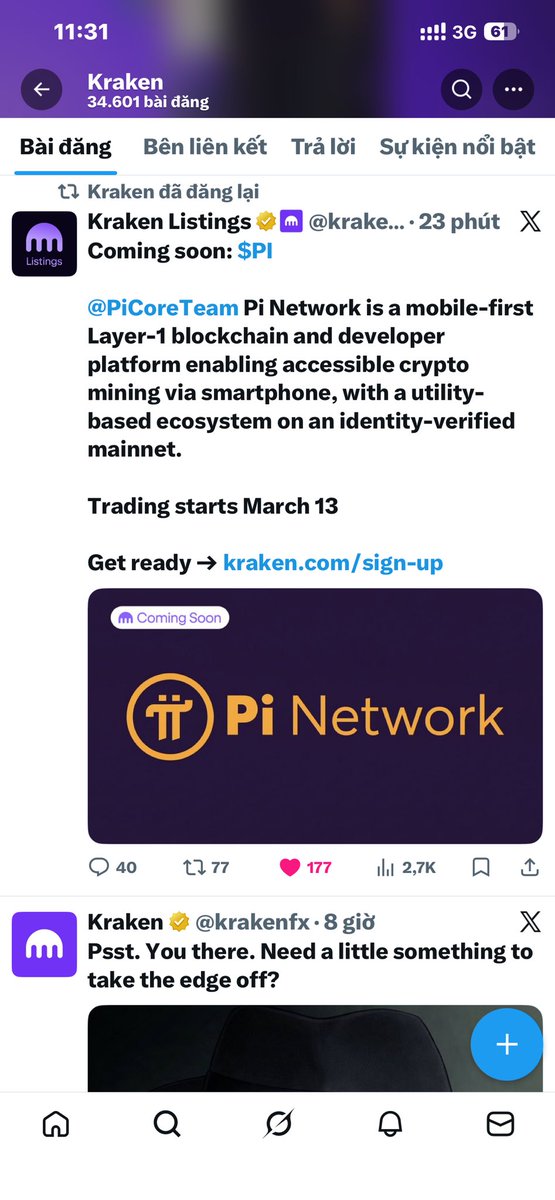 Bianhthi6's tweet photo. @PiCoreTeam Pi Network is a mobile-first Layer-1 blockchain and developer platform enabling accessible crypto mining via smartphone, with a utility-based ecosystem on an identity-verified mainnet.

Trading starts March 13 https://t.co/tcOiv93pja