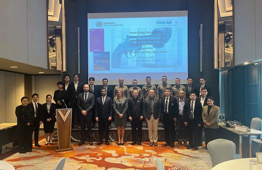 nikiesse's tweet photo. @UNODC_SEAP organized an FGD on Enhancing Measures for Prevention of Illicit Arms Acquisition by Terrorists &amp; Non-State  Actors in Bangkok on 3 February 2026. Funded by @UN_Disarmament's Trust Facility Supporting Cooperation on Arms Regulation (UNSCAR) https://t.co/emHt6cJM6t https://t.co/IslpnQsjqz