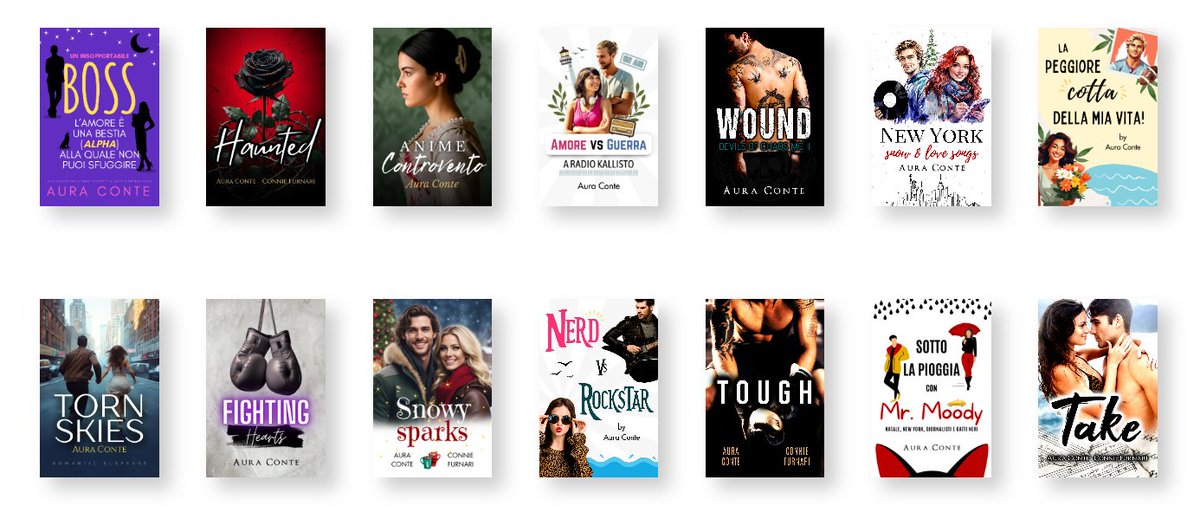 La vita è troppo breve per leggere libri noiosi. Regalati una risata, un’emozione, un bacio rubato o un bad boy in audiobook o ebook 😉😎 💖📚
Le mie storie sono disponibili su Amazon, Kindle Unlimited, Kobo, Google play, iTunes, etc!
Trova il tuo store: info.auraconte.com