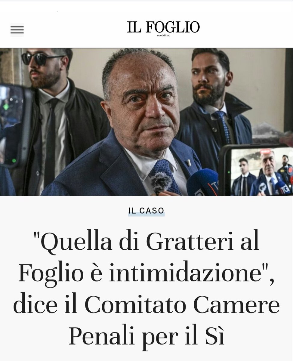luciomoretti70's tweet photo. Gratteri è un Procuratore della Repubblica, non l'ultimo arrivato
In questi mesi ha spacciato per vera una falsa intervista a Falcone ha chiamato delinquente chi voterà SI ha inventato che Sal Da Vinci voterà no e ha minacciato un quotidiano schierato per il SI
Ma il CSM dov'è? https://t.co/dTwEWzGeQt