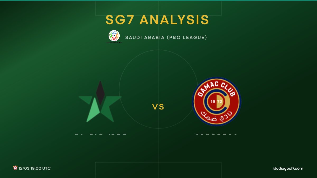 StudioGool7's tweet image. 🔥 Al Najma vs Damac
🏟️ Saudi Arabia (Pro League) | ⏰ 12/03 19:00 UTC | 📊 65%
📖 Full analysis 👇
studiogool7.com/analysis/14361…

#ALNDAM #SaudiArabiaProLeague #StudioGool7 #FootballStats