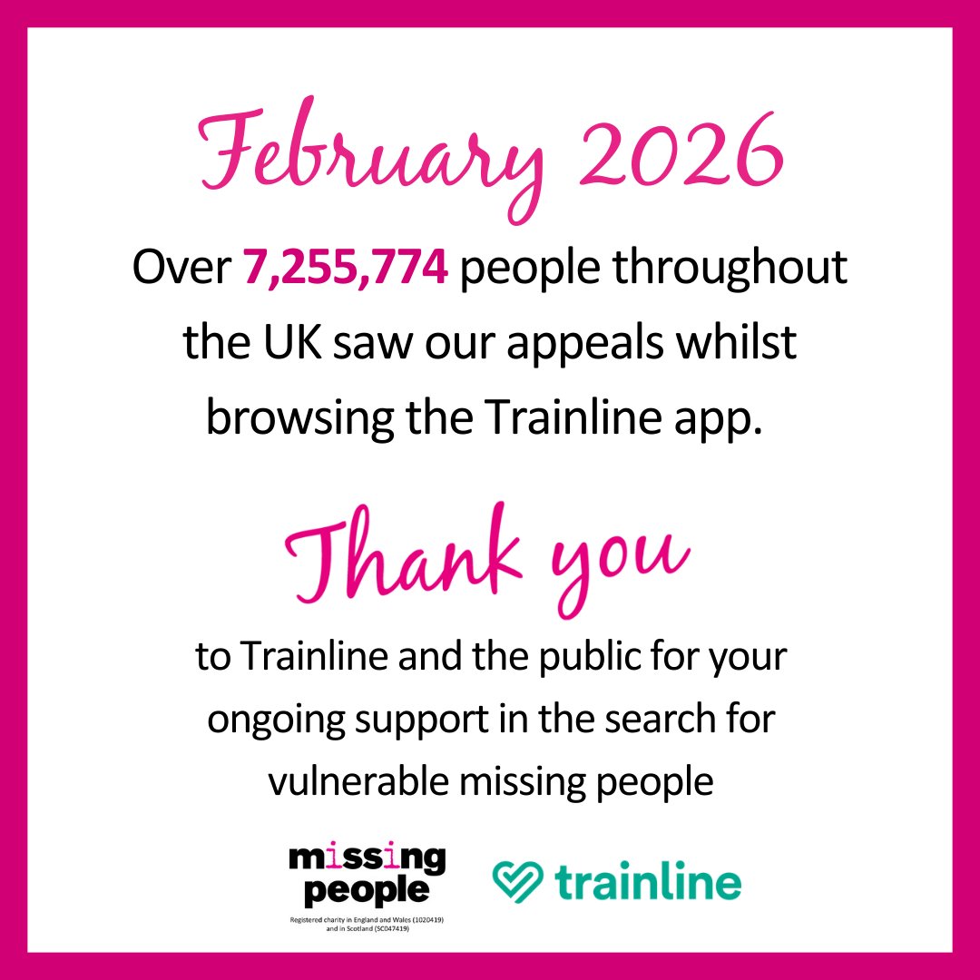 Missing People tweet media