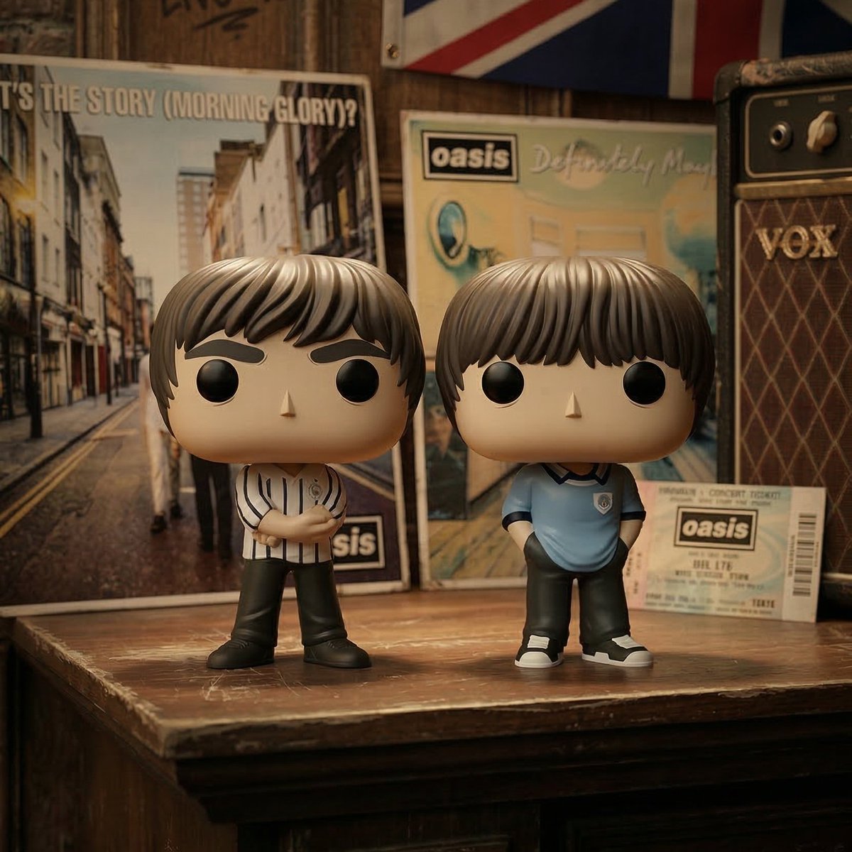 oasis ギャラガー兄弟のFunkoPOPフィギュア ご予約受付中です💡 リアム