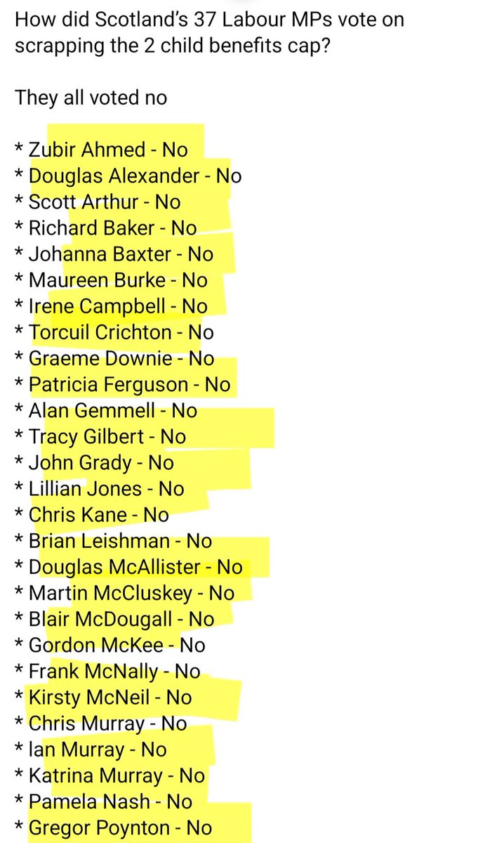 <a href="/PJFerguson18/">Patricia Ferguson</a> <a href="/UKLabour/">The Labour Party</a> So why did Labour abstain on the vote. Labour shamed into reversing there decision. And now they are all on twitter saying they have always supported it.The lies this scandal-ridden labour are prepared to tell is sickening.