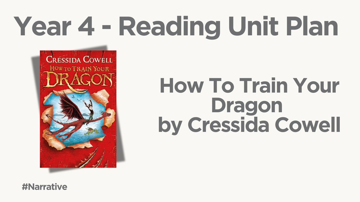 janeconsidine's tweet photo. Star Pick! - 'How To Train Your Dragon'

To celebrate the National Year of Reading we are giving you a FREE Reading Unit Plan every month! 
For March get 'How To Train Your Dragon' by Cressida Cowel. This plan is suitable for Year 4. 
https://t.co/uoTmD81tfu... https://t.co/7hQCpgFHBY