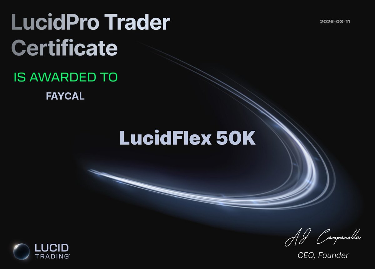 f72066's tweet image. Discipline and consistency, that's what counts.

#topstep #Lucid #trading