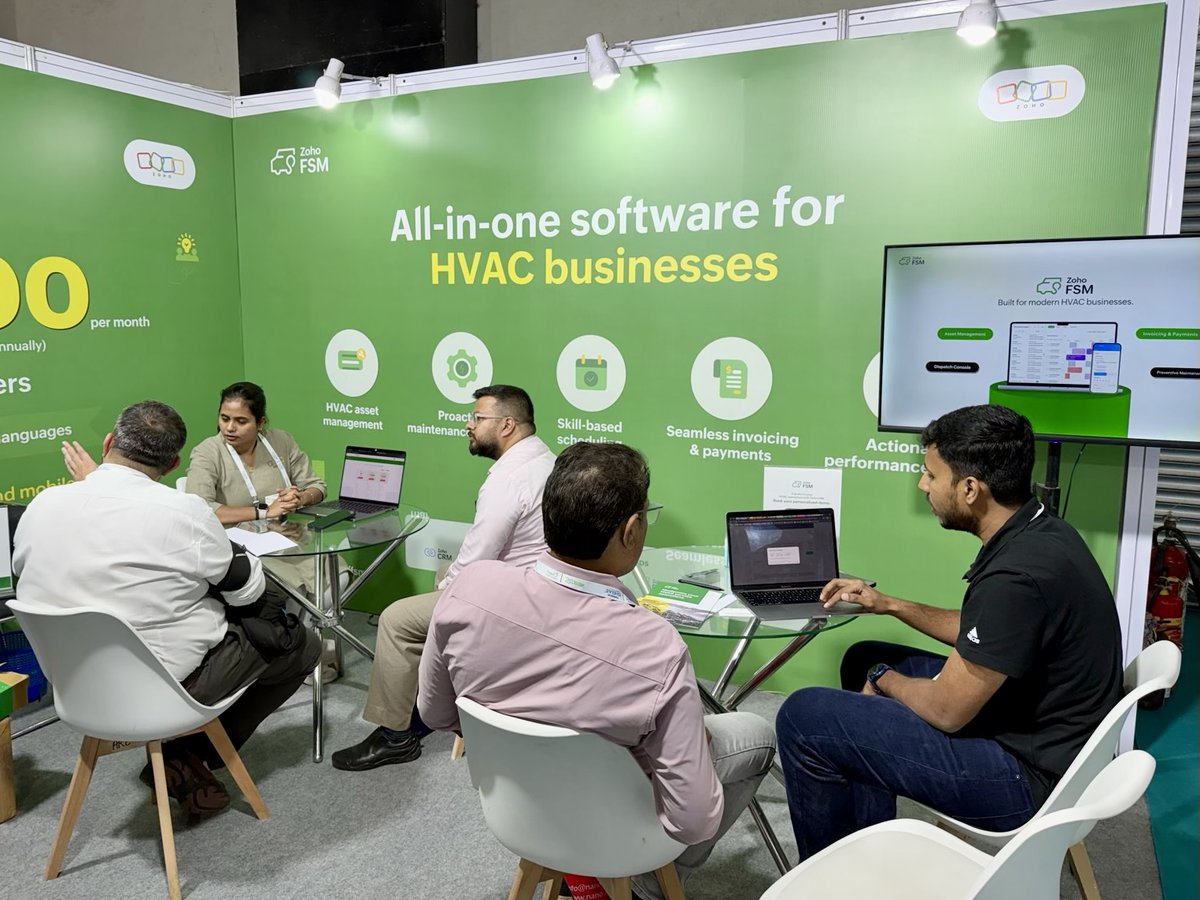 Zoho FSM tweet media