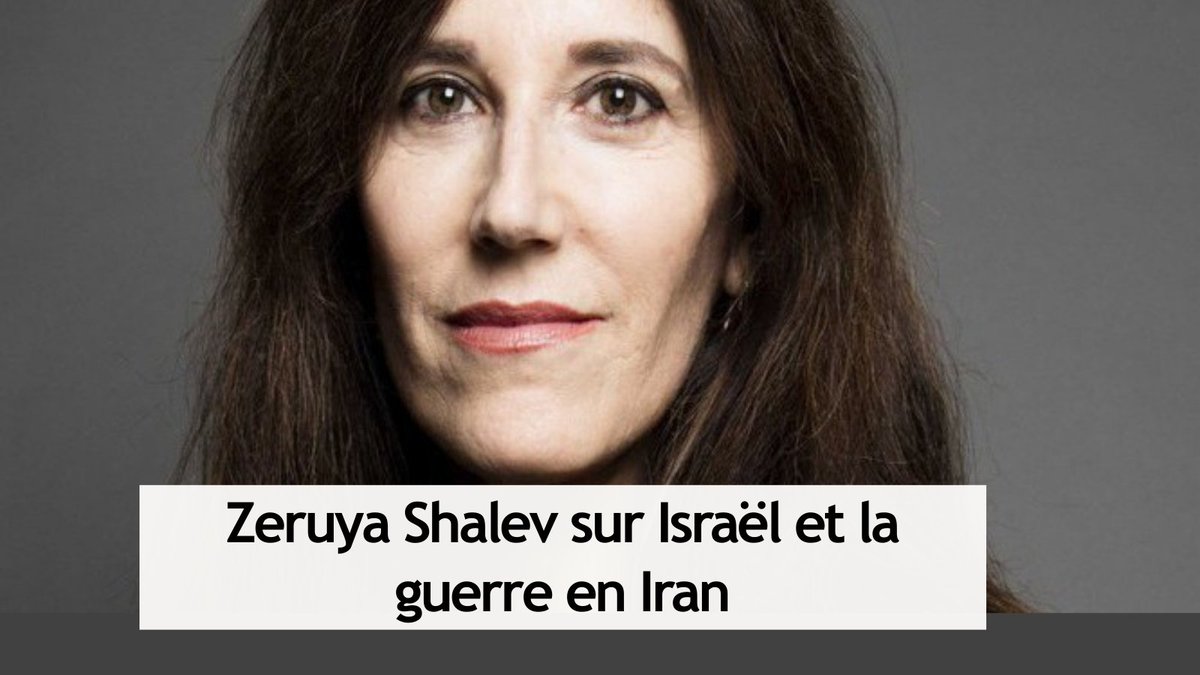 La romancière israélienne Zeruya Shalev exprime l’ambivalence d’une partie des Israéliens face à la guerre en cours : quand bien même elle serait justifiée, est-il possible de faire confiance au gouvernement qui y engage Israël ?

Un texte à lire ici : k-larevue.com/zeruya-shalev-…