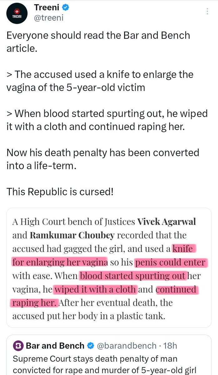 यह मनुष्य के रूप में राक्षस है
And Is this our apex court!!