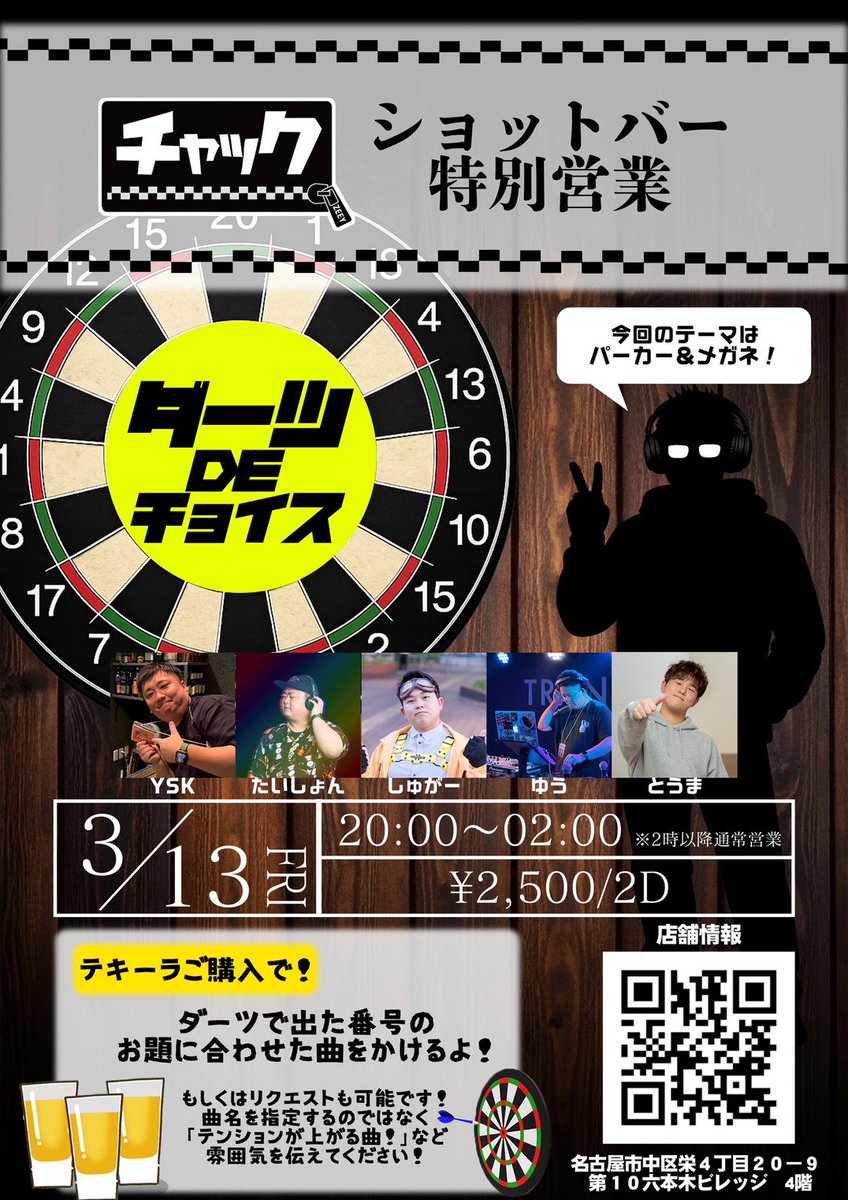 12日(木曜日)19時オープン！ お休みありがとうございました 今日から