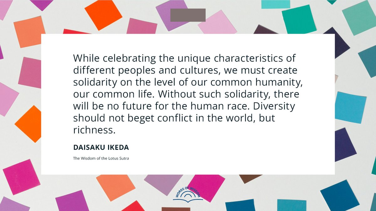 daisakuikeda_of's tweet image. Our shared humanity comes first.
For more quotes, head to: daisakuikeda.org/sub/quotations…

#GlobalCitizenship #UnityInDiversity #DaisakuIkedaQuotes #WordsofWisdom #PeaceThroughDialogue