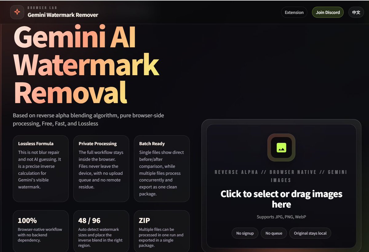 Katlyn_16's tweet photo. If you regularly generate images with Gemini nanobanana, you know how annoying that watermark in the bottom right is.I’ve been using this batch watermark removal website for a long time.
 fast, clean, and keeps the original image quality 100%.    https://t.co/mgkH61QC09 https://t.co/q26DHH7aEC