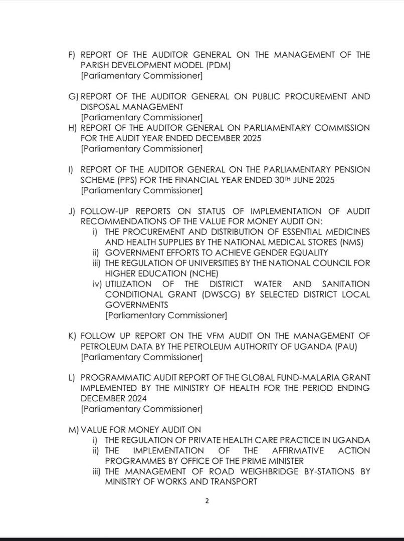 Teso Parliamentary Quorum tweet media