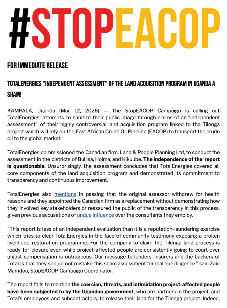 Fridays For Future Uganda tweet media