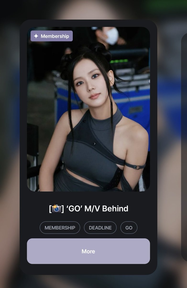 031226 JISOO APP update. 🐰

GO M/V BEHIND

More exclusive photos for members only!🤪
Download and subscribe now to jisoo.app!😎