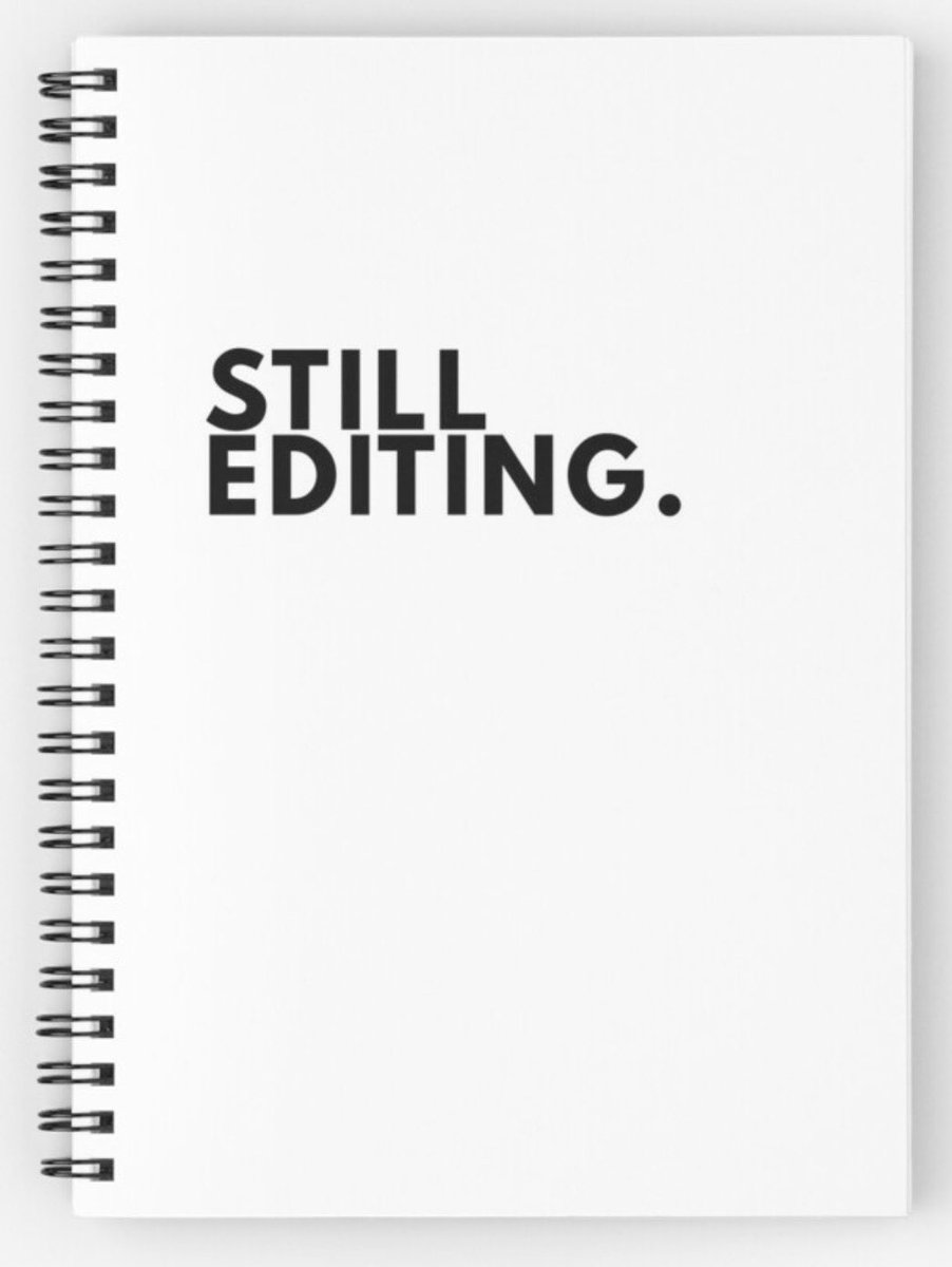 PetraKidd's tweet photo. Still editing. 

The story of my life. 

Minimalist typography designs for writers who know how it is. 

Notebooks &amp; more in my bio link. 

#editingprocess #writingcommunity 
#writerslife #AuthorLife https://t.co/l4lLvNFnPc