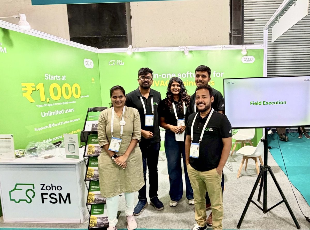 Zoho FSM tweet media