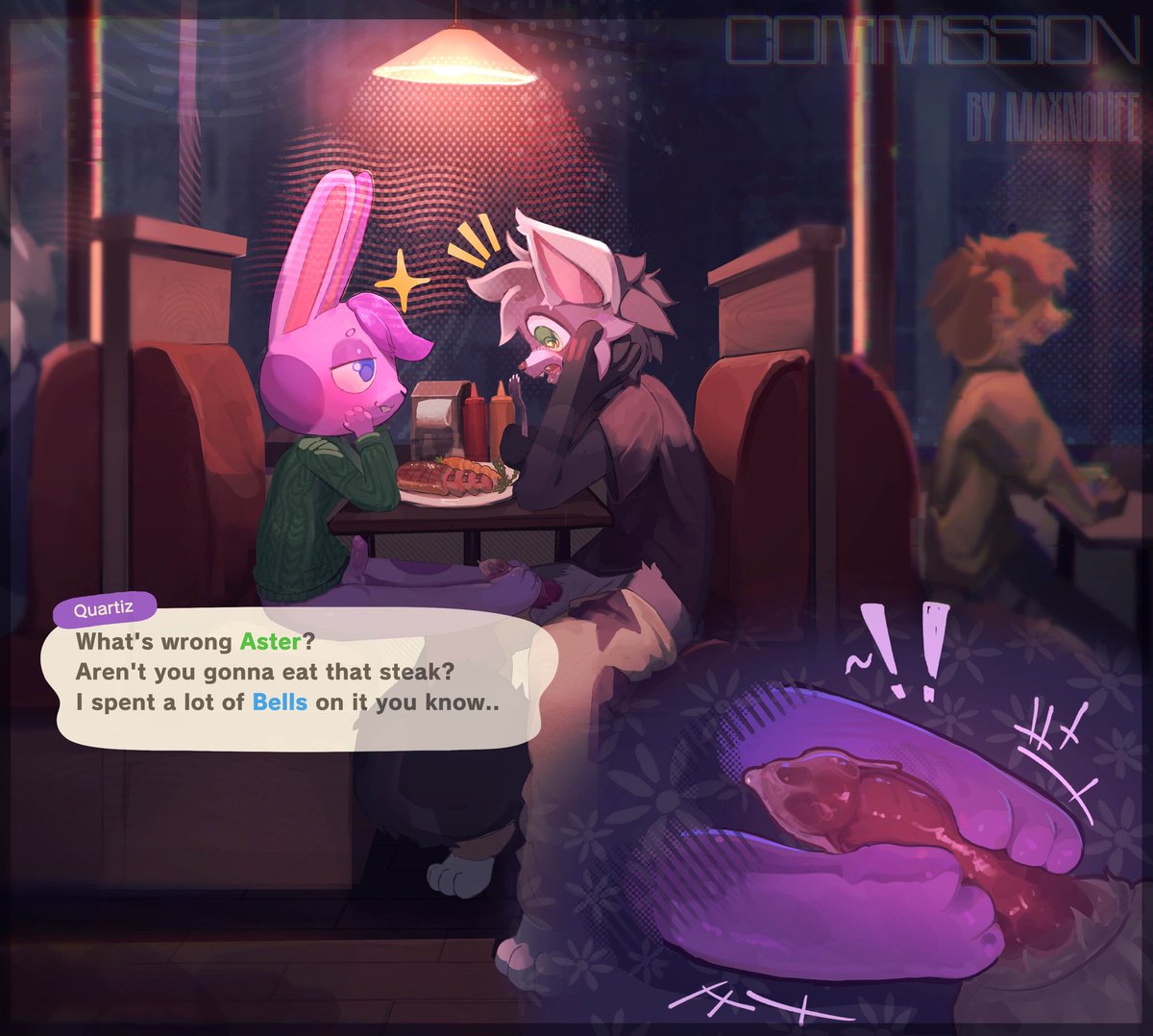 PurpleRabbitGuy's tweet photo. hi i am a rabbit boy
i am short and stubby and eat carrots and other greens i love carrots so much feed me carrots and berries and ill do whatever you please a humble servant even- https://t.co/bCtHtbTebF
