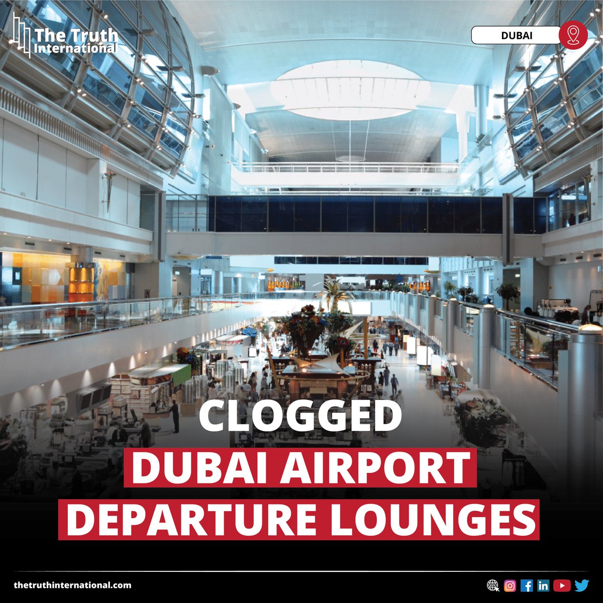 ttimagazine's tweet image. Clogged Dubai Airport departure lounges

FOR FURTHER DETAILS: thetruthinternational.com/clogged-dubai-…

#Clogged #Dubai #Airport #Departure #Lounges #TTI