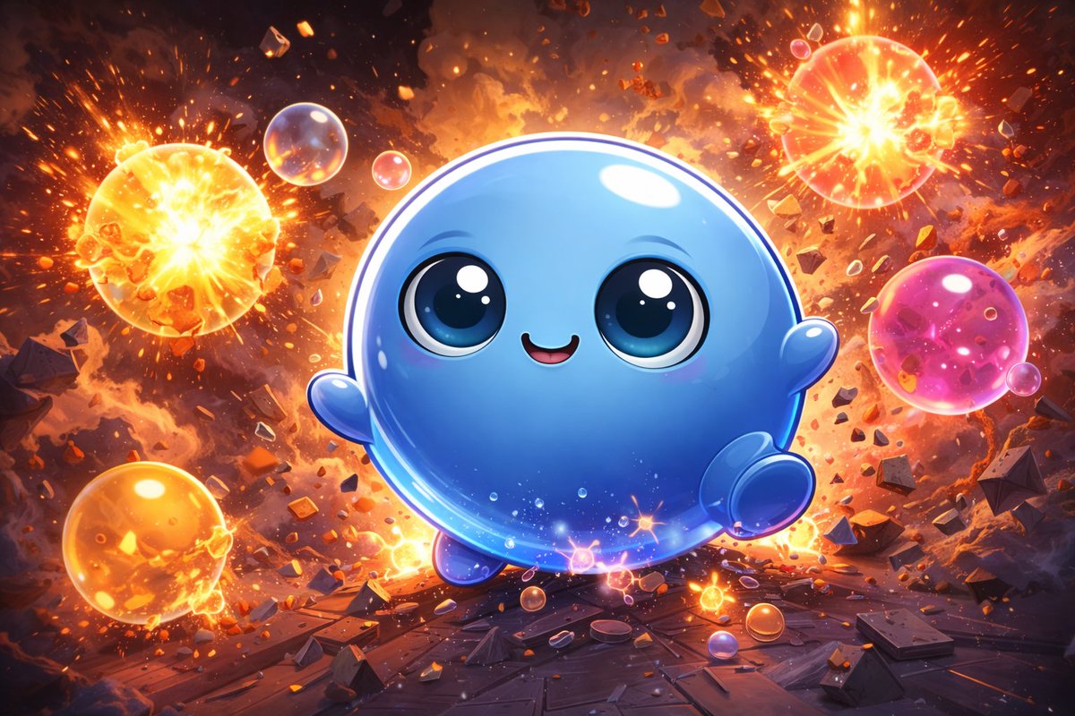 Mylo_Officiall's tweet image. He’s soft.
He’s chaotic.
He pops under pressure.
Meet Mylo 🫧
The bubble that turned simple gameplay into crypto chaos!

Play. Pop. Earn.
itsmylo.com
#P2E #crypto #memecoin