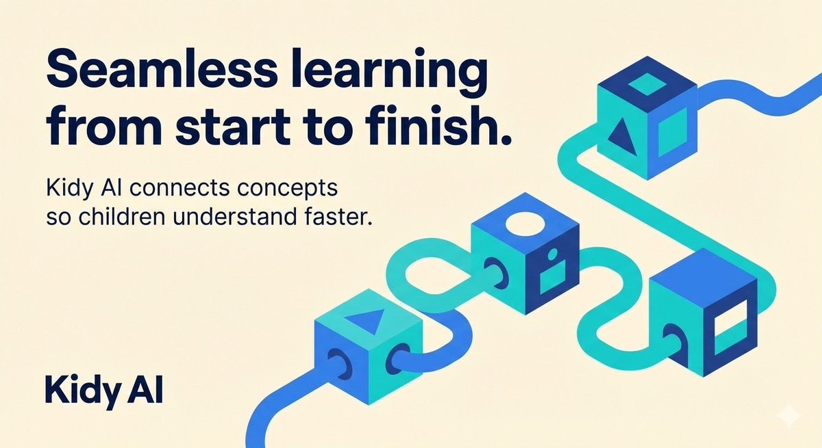 Kidy_AI's tweet photo. Most learning platforms give you content.

Kidy AI gives you flow.

From curiosity → understanding → mastery.
Seamlessly. 🚀

#EdTech #AI #KidyAI https://t.co/aEkNm0L8k0