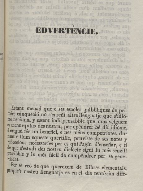 bibiloni's tweet photo. El 1858, ocupada Menorca per Espanya i imposada la llengua "nacional", sortia a Maó aquesta cartilla per a ensenyar aquella llengua a un poble que sols sabia i parlava català. L'autor, Jaume Serra, afeccionat a la llengua i secessionista, adopta una grafia quasi transcripció fon. https://t.co/kxZwdWDJpQ