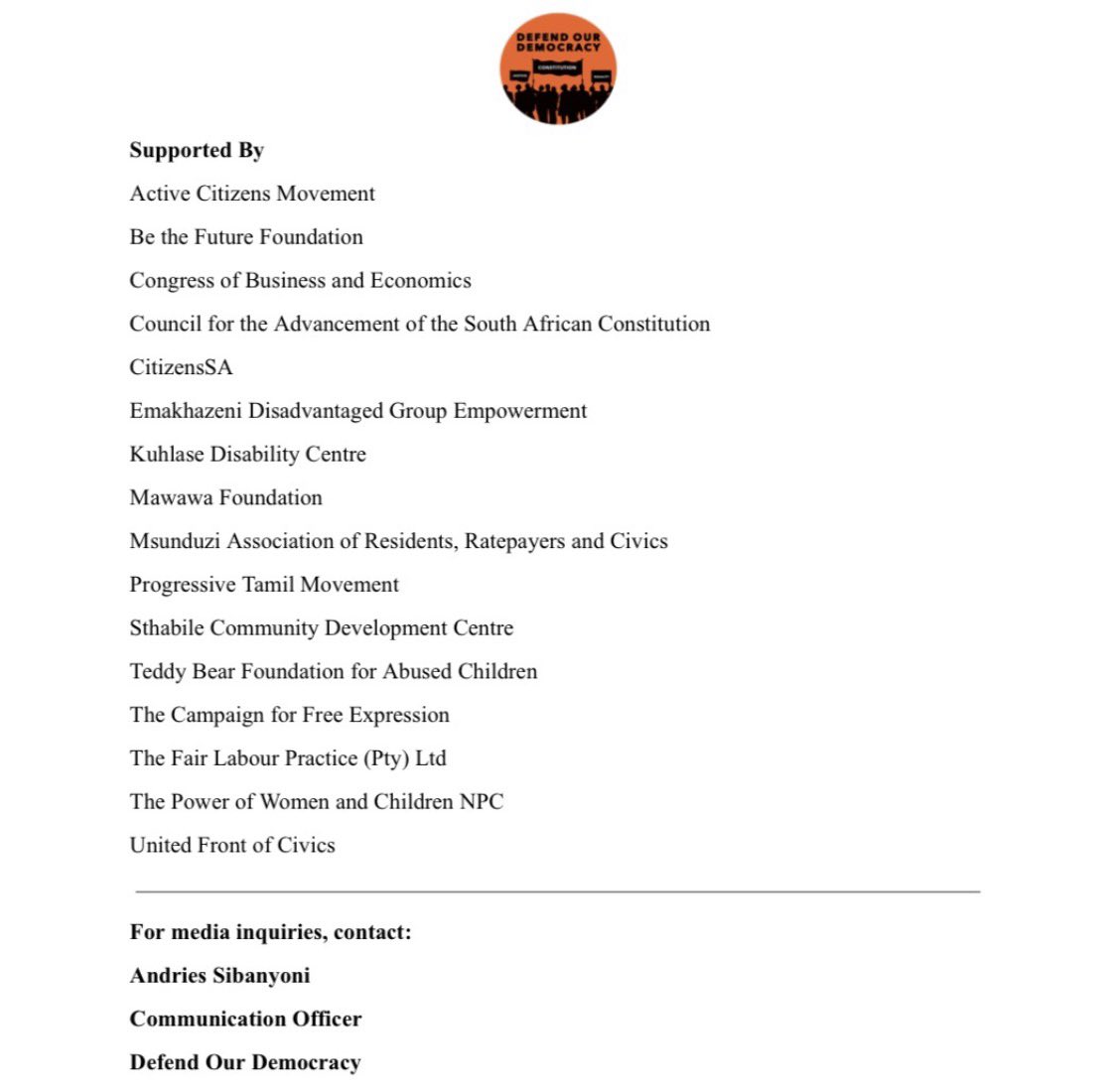 Defend Our Democracy tweet media