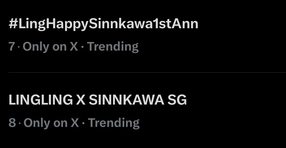 กรี๊ดดดดดดดดดด อันดับ 7 และ 8 แล้วค่ะแม่

LINGLING X SINNKAWA SG
#LingHappySinnkawa1stAnn