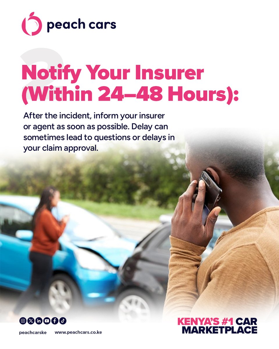 PeachCarsKE's tweet image. 𝘈𝘤𝘩𝘢 𝘴𝘵𝘰𝘳𝘺. At Peach Cars, we’ll school you on how to make your policy actually work for you from abstracts to approvals. Because protection only works if you understand the rules.

#PeachCarsKe #CarBuyingSimplified #InsuranceKe #CarOwnershipTips #UsedCarsKe #NairobiCars