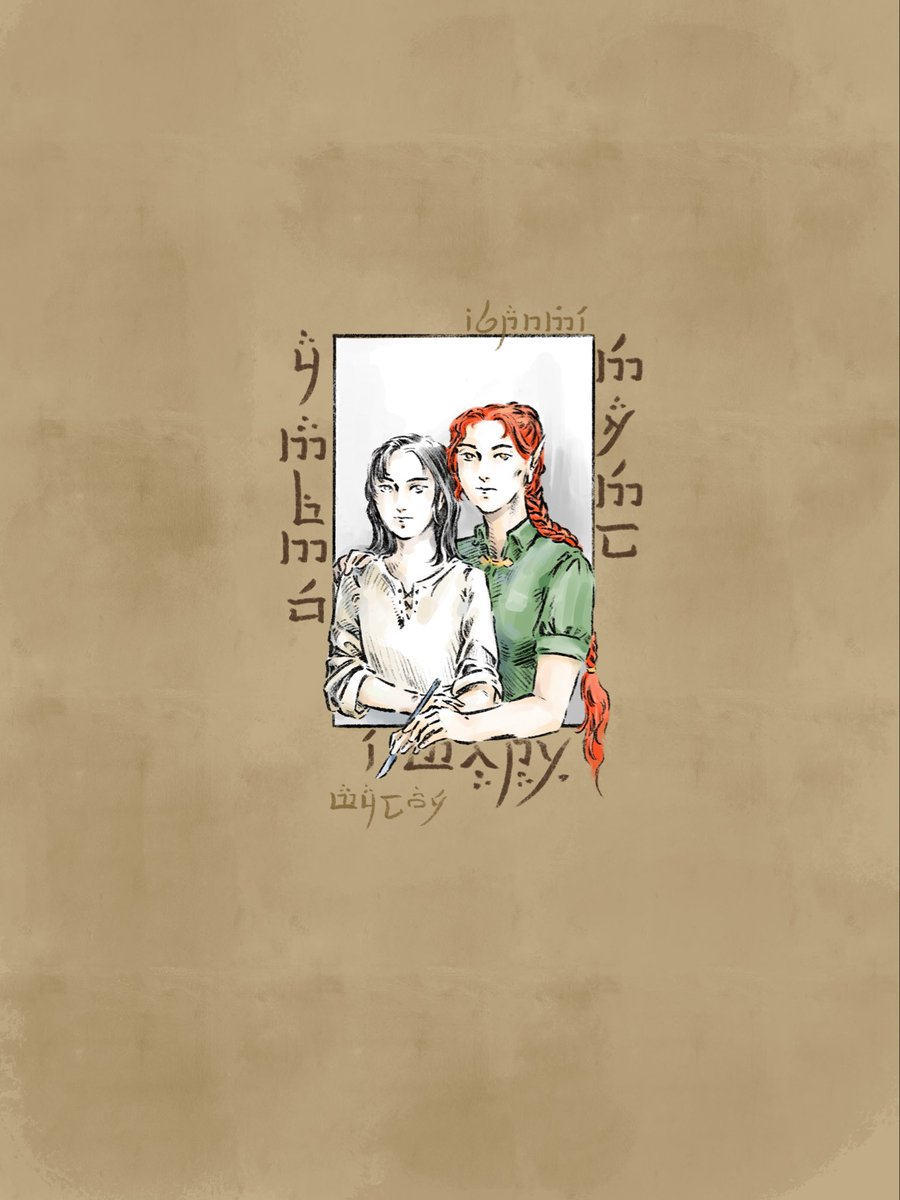 QL_2001's tweet photo. Nerdanel and young Maglor #nerdanel #maglor https://t.co/WUdCBRKhaB