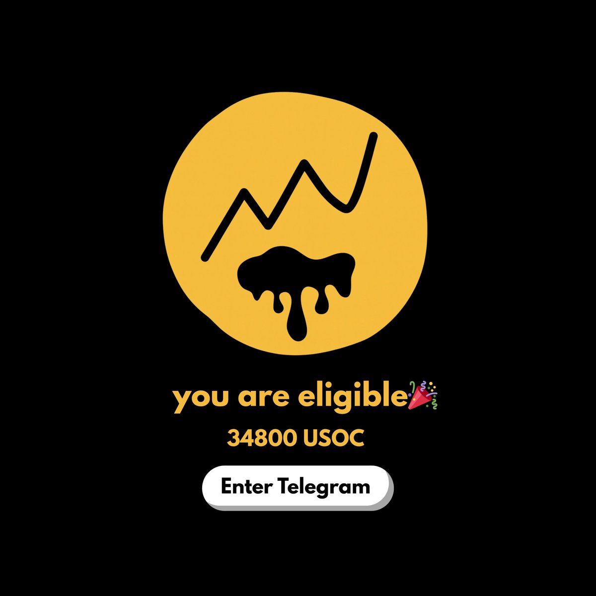 FINALLY, it's time to launch our own token on SOLANA! 

Ticker: $USOC

18% of the TOTAL SUPPLY will be AIRDROPPED equally among all the wallets below, just interact and drop your SOL addresses