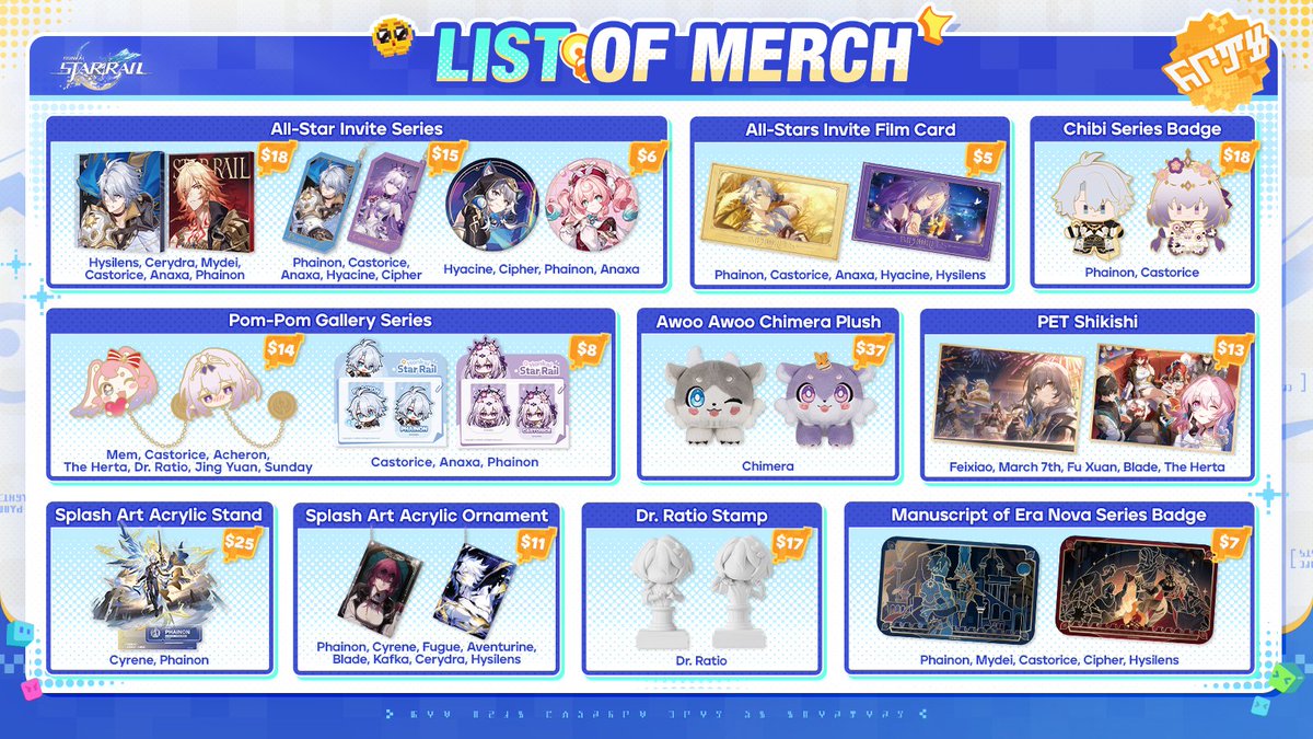 Trailblazers, mark your calendars! The Honkai: Star Rail Pop-Up Shop will be coming soon to Little Tokyo, California!

Date: March 27, 2026 - April 26, 2026
Store Hours: 12PM - 7PM
📍Location: 319 E. 2nd Street Los Angeles, CA 90012 (Little Akihabara)

Stay tuned for more