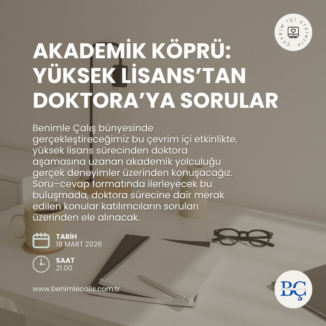 Benimle Çalış tweet media