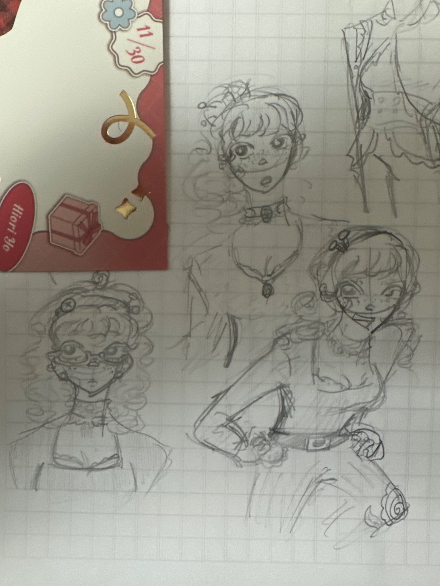 School doodles (I have exams next month and I’m failing my classes)