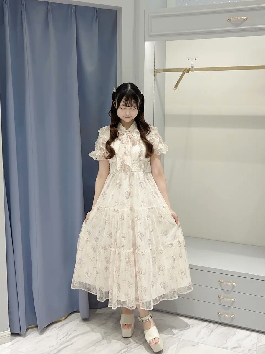 も*も様 evelyn 花柄レースワンピース ロング 2026 SS evelyn on X: 