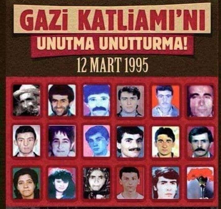 bebrlk24's tweet photo. 12 Mart 1995 | Gazi Mahallesi Katliamı
Bugünlerden geriye,
Bir yarına gidenler kalır,
Bir de yarınlar için direnenler. 
Unutmadık, unutturmayacağız. 

#GaziKatliamı https://t.co/KiChv4RdQO