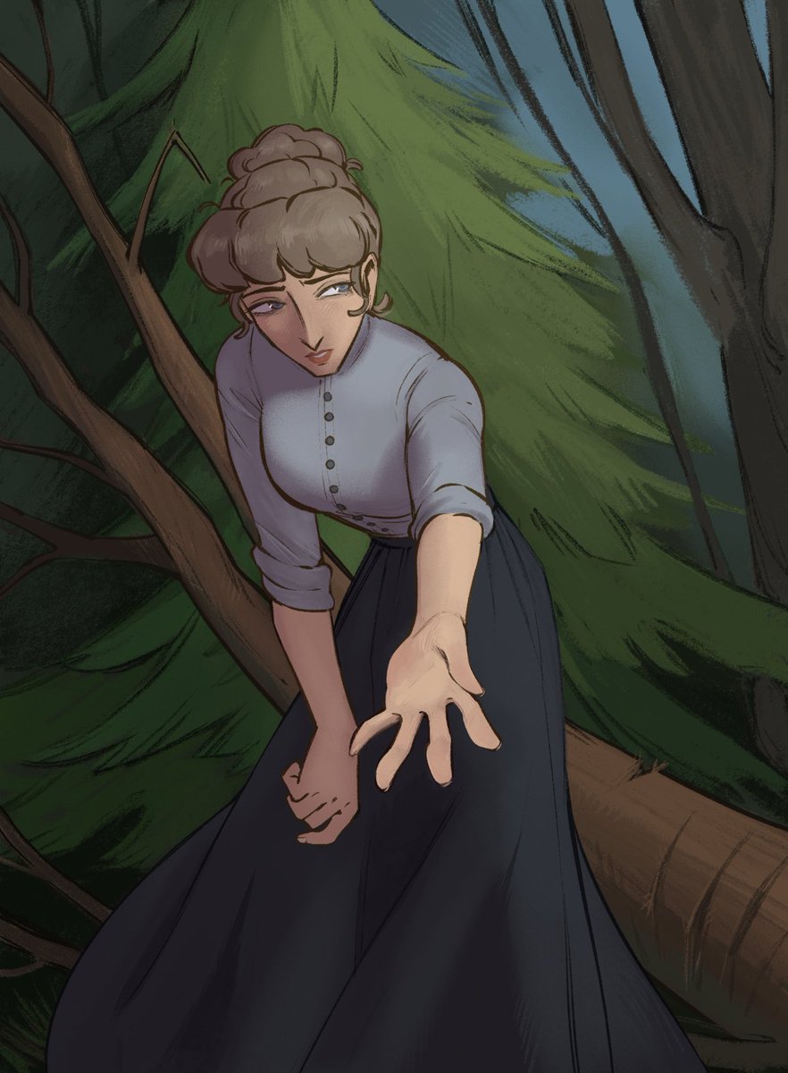 GreenyDye's tweet photo. Eugenia Kiff, Child of Gaia, Philodox, former student at the Woman's Medical College of Pennsylvania. Now she is an unwilling member of a gang on the Frontier. https://t.co/nPhiWthj7d