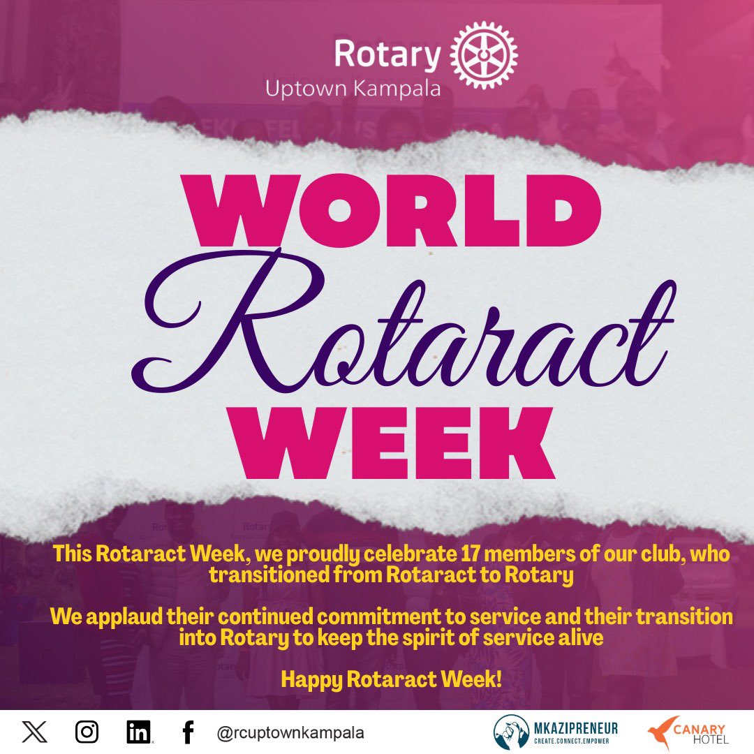 💫Rotary Club of Uptown Kampala✌ tweet media