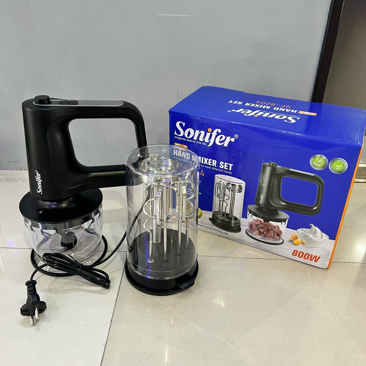 LarisaZ14's tweet photo. Sonifer 7 In 1 HAND MIXER SET SF-8204
7IN1 multifunctional mixer,process a variety
of ingredients
.Efficiently and powerful pure copper motor
.Digital display speed and timer
.Detachable accessories for easy clean and
store .AC220-240V 50/60Hz 800W https://t.co/txEaIiM60m