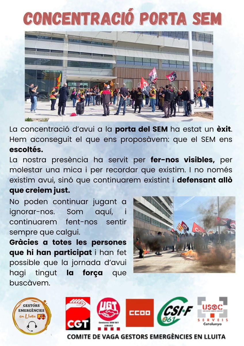 FEDERACIO SERVEIS USOC tweet media