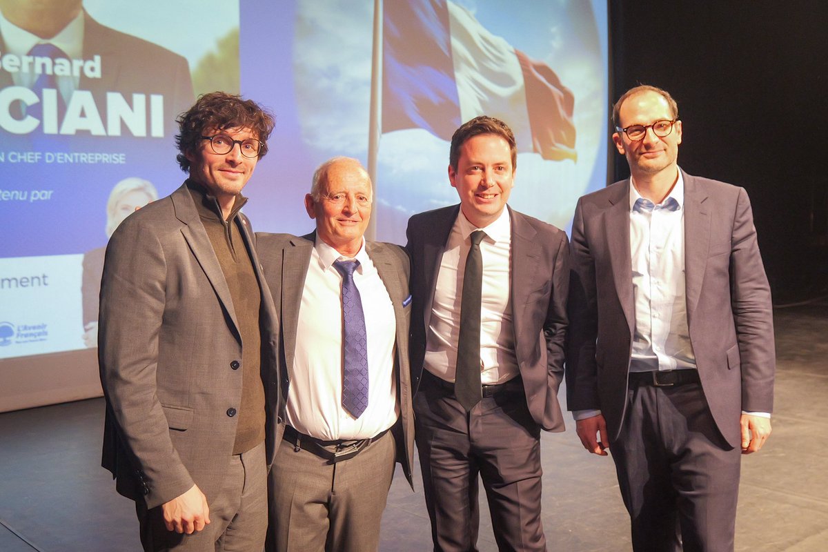AllegretPilot's tweet photo. 🇫🇷Avec mes collègues Yoann Gillet et Nicolas Meizonnet, je suis allé soutenir Bernard Luciani et sa liste RN-UDR au Grau-du-Roi.

Passion, compétence et détermination : c’est le fil conducteur de cette liste, au service des Graulens.

Les 15 et 22 mars, osons l’ambition au Grau-du-Roi !