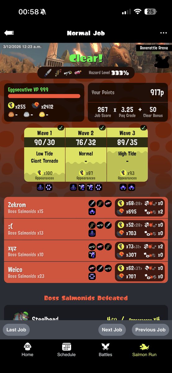 Fun session. おやすみ！