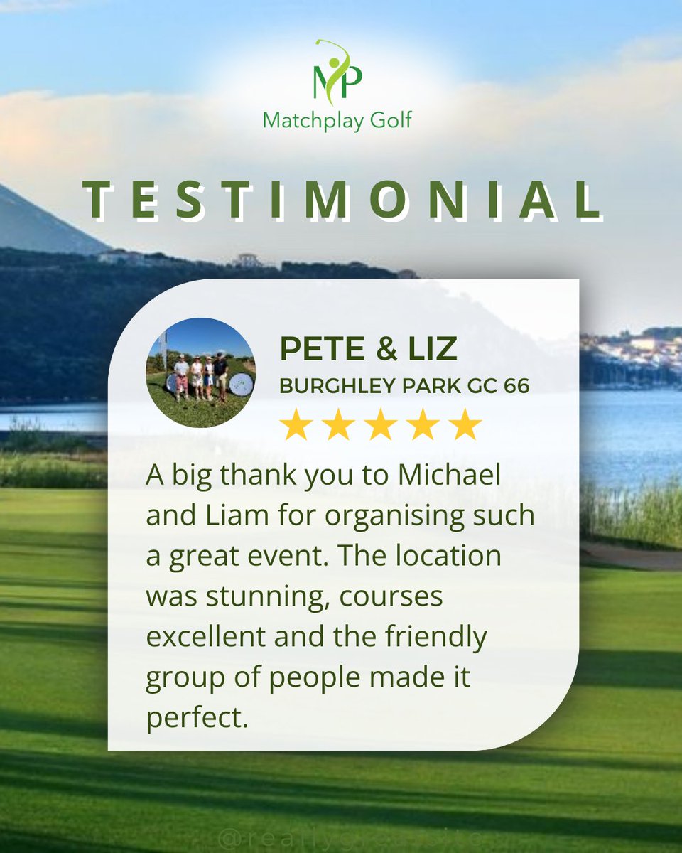 Matchplay Golf tweet media