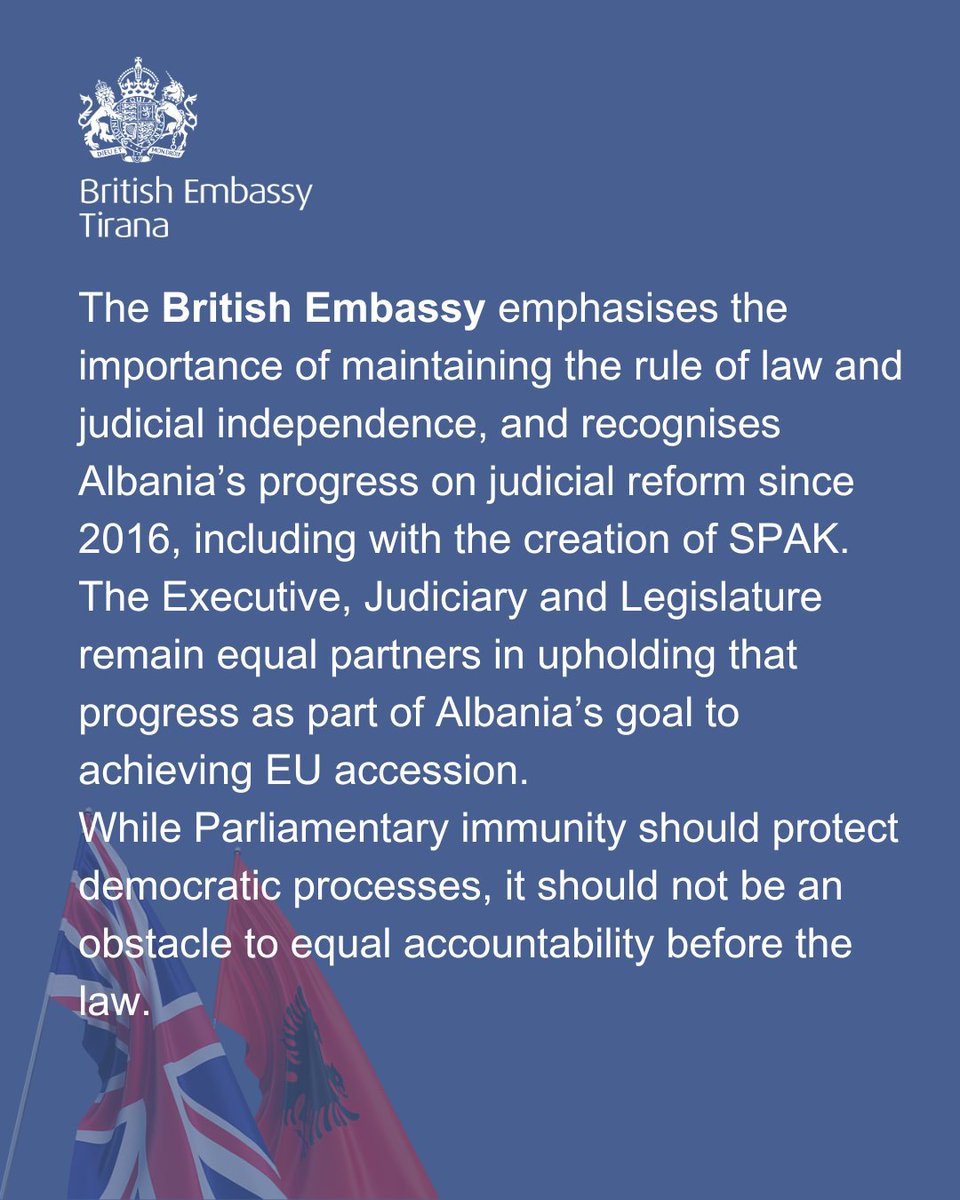 UK in Albania tweet media