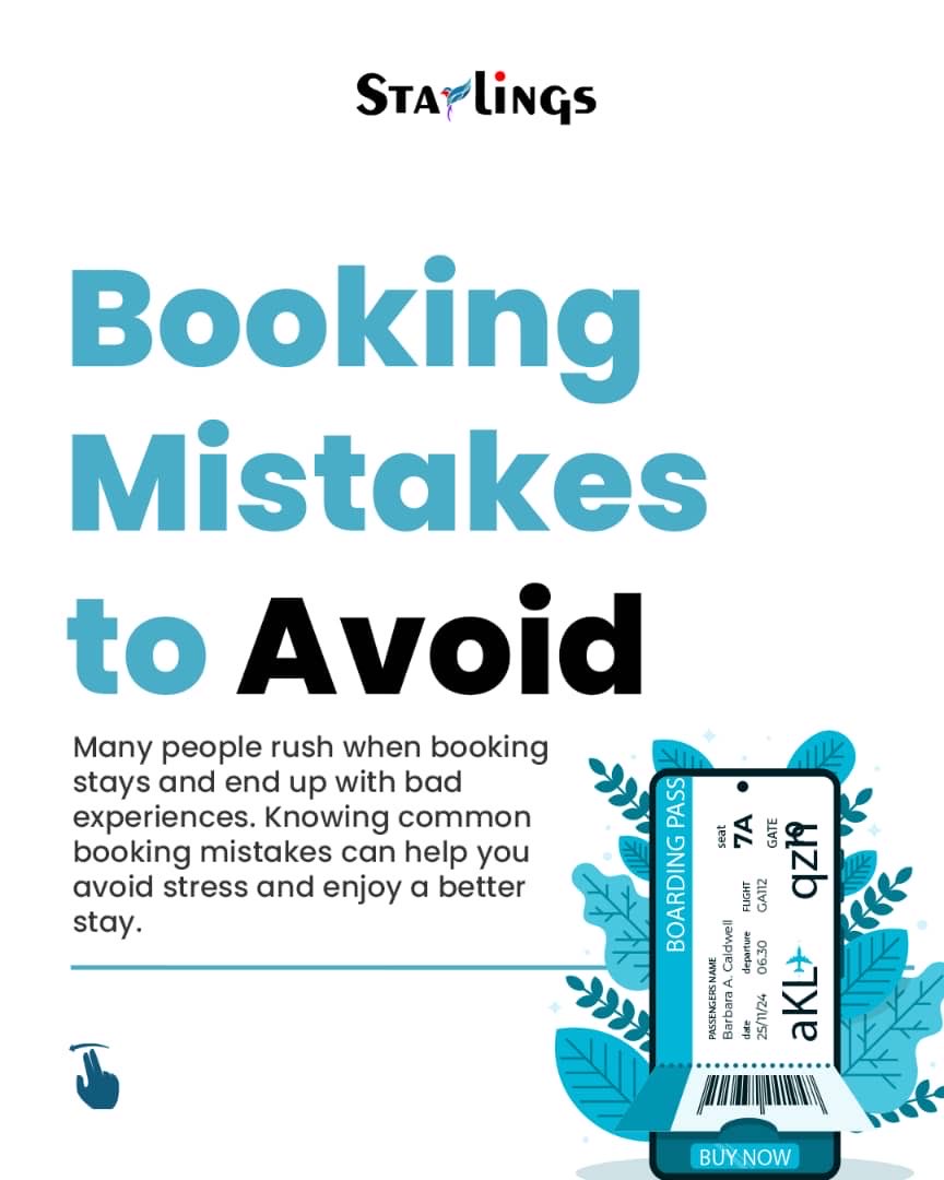 starlinghsp's tweet image. Your stay can make or break your trip.
Avoid these booking mistakes and thank yourself later.

DM or email us Starlings for your best travel experiences.

#Starlings #BookingTips #TravelSmart #TravelPlanning