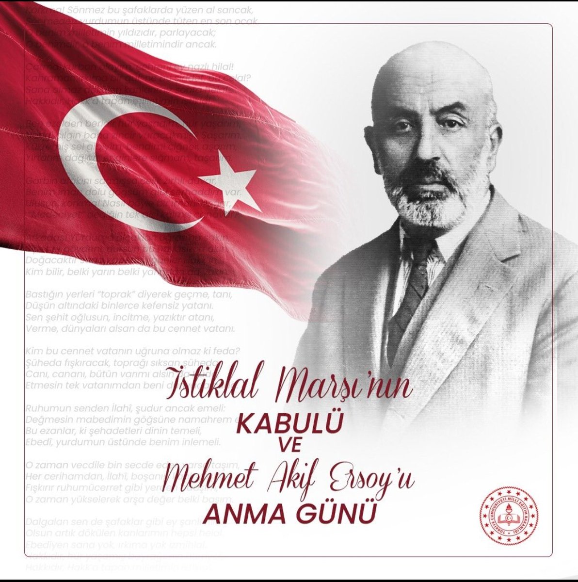 HalitMtal's tweet photo. 12 Mart İstiklal Marşı’nın Kabulü’nün yıl dönümünü okulumuz öğretmen ve öğrencilerimizle birlikte gururla andık. Başta Mehmet Akif Ersoy olmak üzere istiklal mücadelemizin tüm kahramanlarını rahmet ve minnetle anıyoruz.@tcmeb @mugla_mem @MarmarisMem https://t.co/jWRZcA71Bm